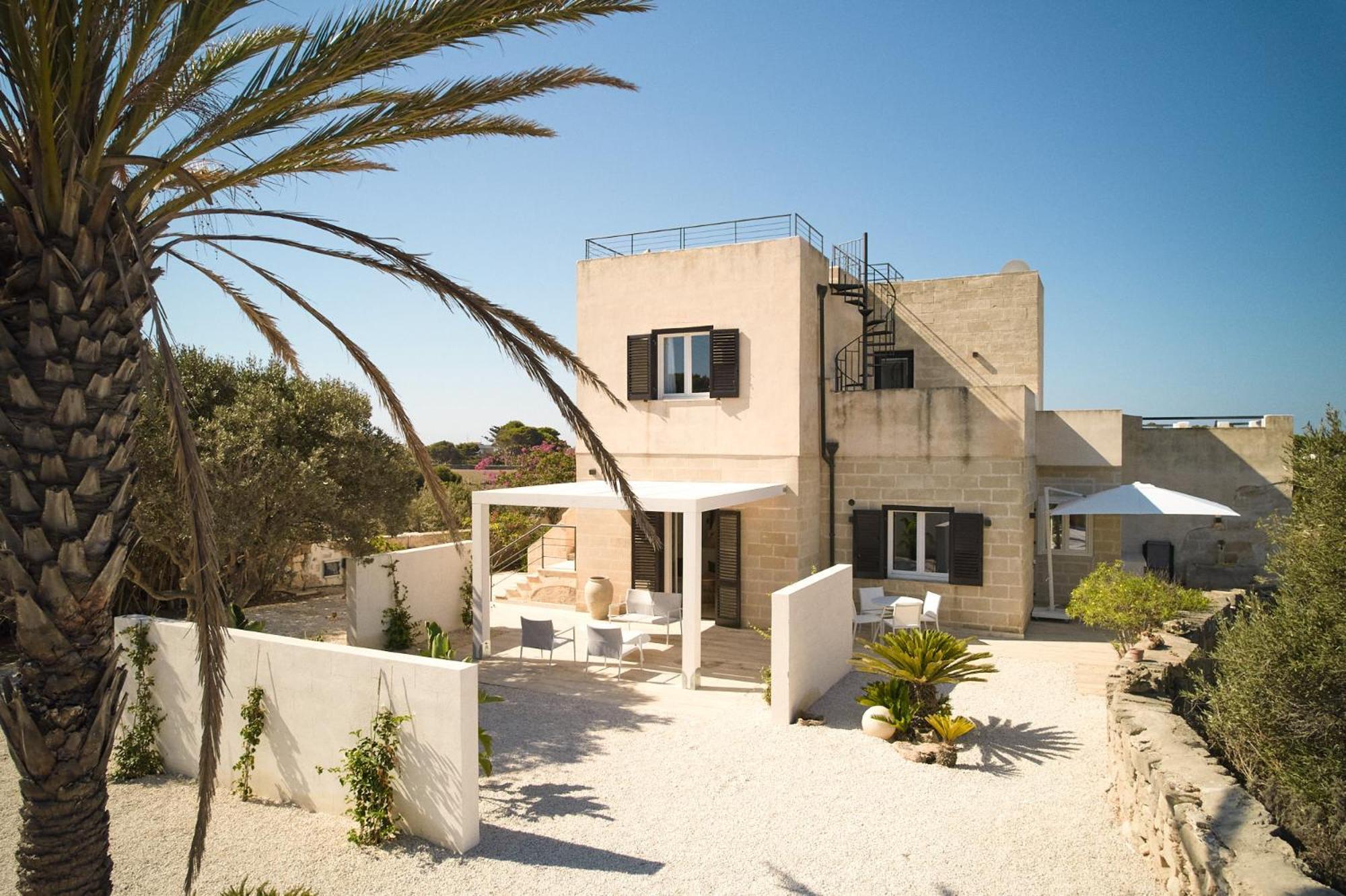 Villa Rocce Bianche 法维尼亚纳 外观 照片