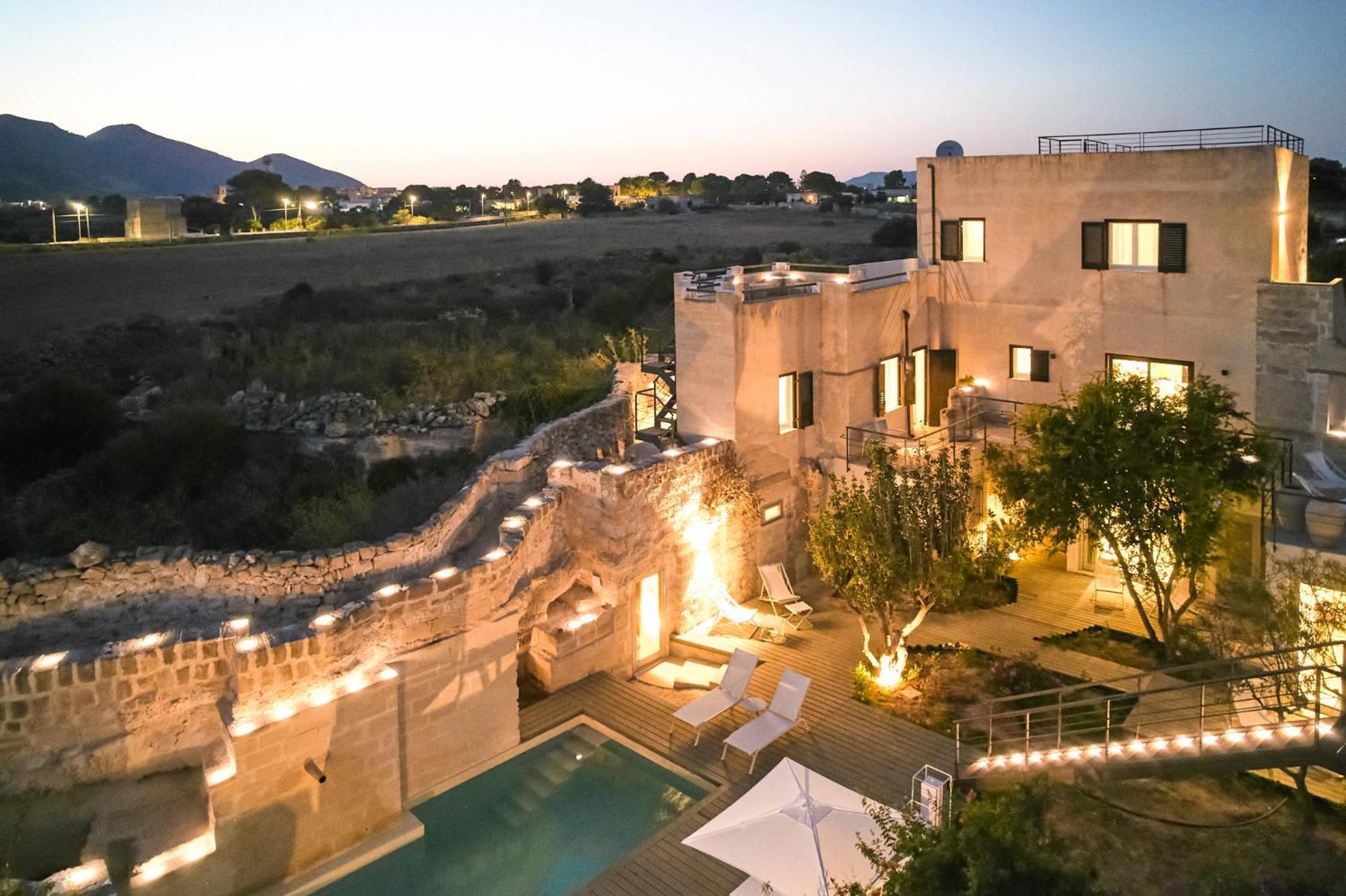 Villa Rocce Bianche 法维尼亚纳 外观 照片